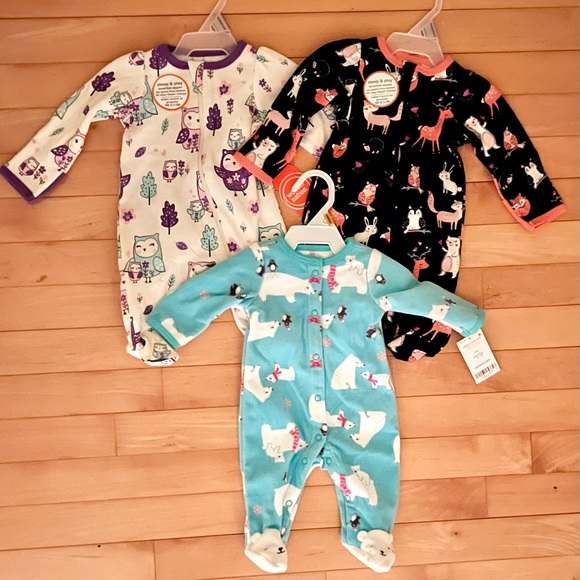 THREE Newborn sleepers NWT - Picture 5 of 5